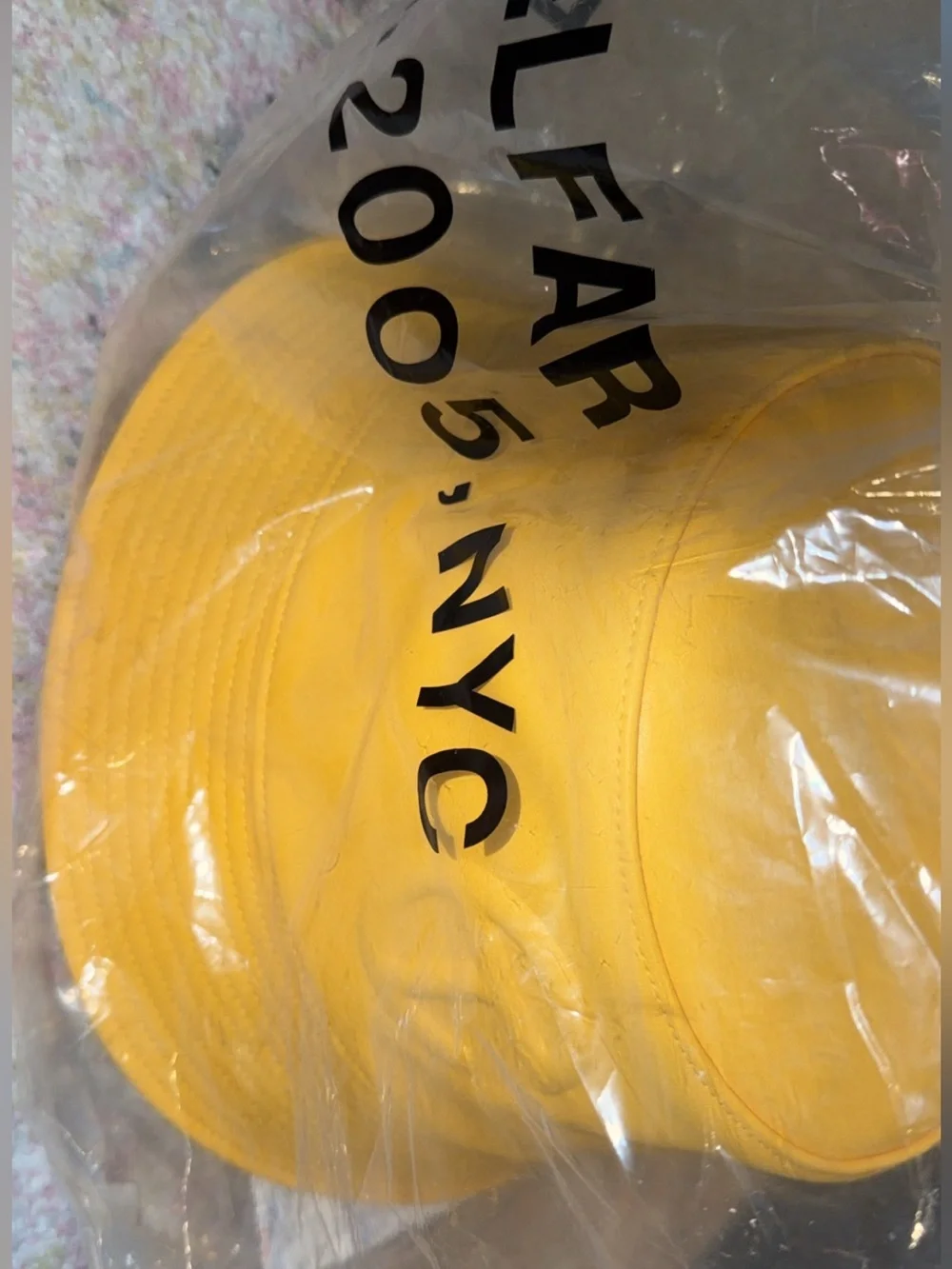 Telfar Yellow Bucket Hat L/XL
